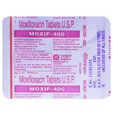 Moxif 400 Tablet 5's, Pack of 5 TABLETS
