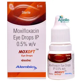 Moxoft Eye Drops 5 ml, Pack of 1 EYE DROPS