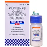 Moxclav DS Powder for Oral Suspension 30 ml, Pack of 1 Suspension