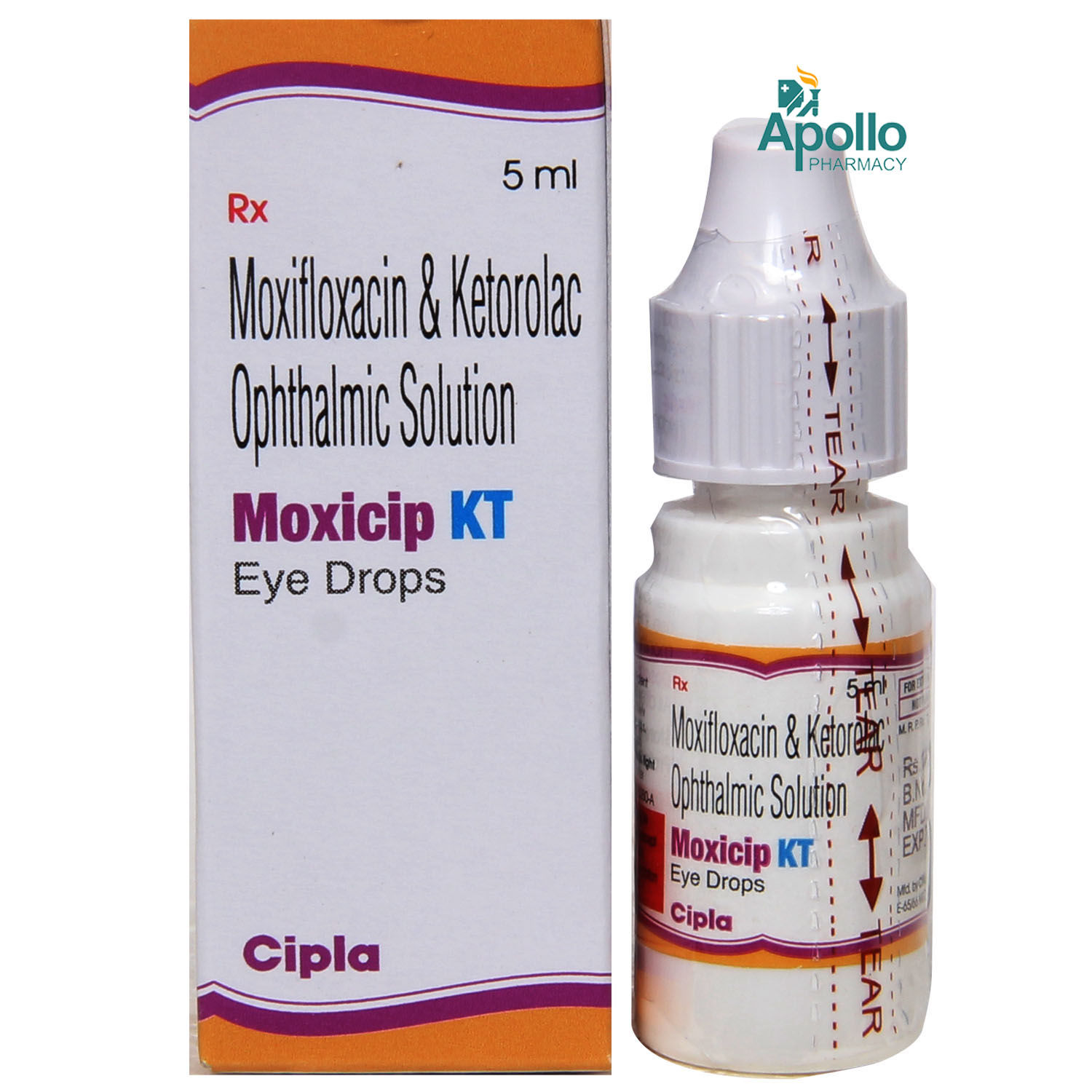 Moxicip KT Eye Drops 5 ml Price, Uses, Side Effects, Composition
