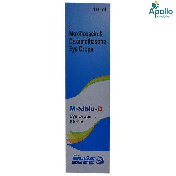 Moxiblu D Eye Drops 10 ml, Pack of 1 Eye Drops