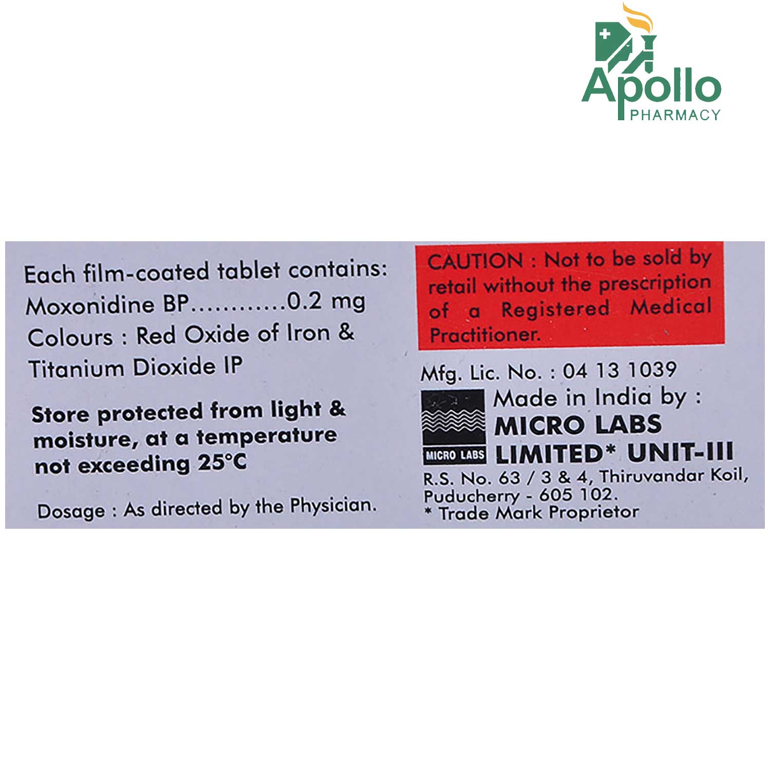 Moxilong-0.2 Tablet 10's, Pack of 10 TABLETS Moxilong-0.2 Tablet 10's, Pack of 10 TABLETS