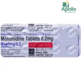 Moxilong-0.2 Tablet 10's, Pack of 10 TABLETS