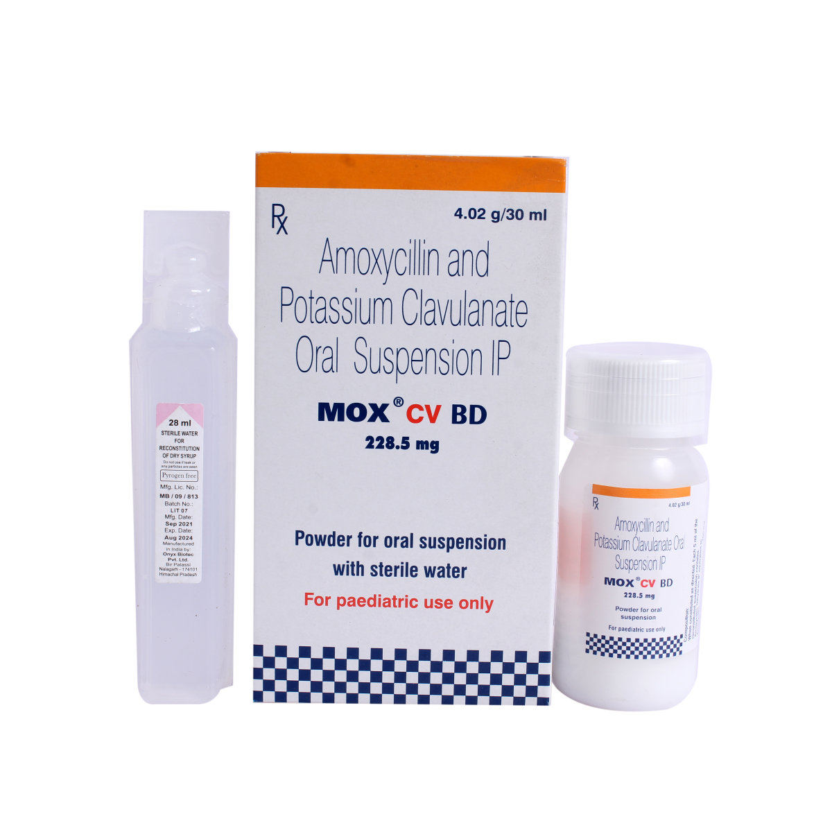 MOX CV BD 228.5MG SUSPENSION 30ML , Pack of 1 Suspension MOX CV BD 228.5MG SUSPENSION 30ML , Pack of 1 Suspension