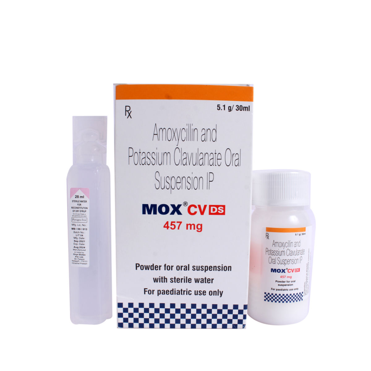 Mox CV DS 457 Mg Syrup 30 Ml Price, Uses, Side Effects, Composition ...