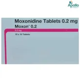 Moxon 0.2 Tablet 10's, Pack of 10 TabletS
