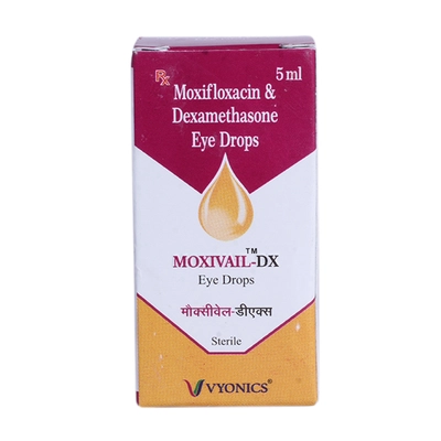 Moxivail-Dx Eye Drops 5ml, Pack of 1 DROPS