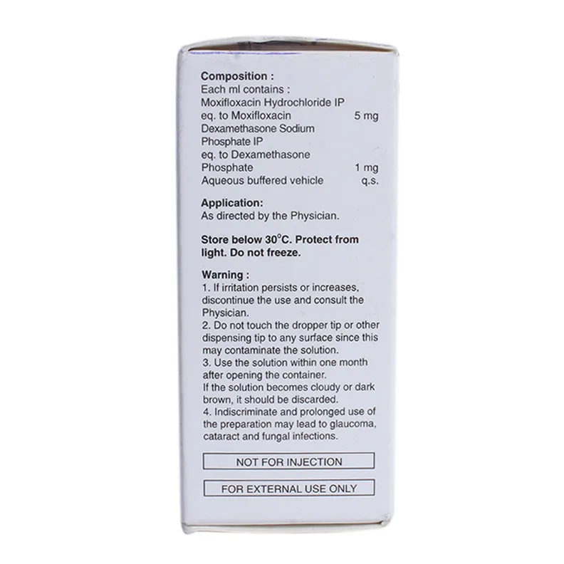 Buy Moxiblu DX Eye Drop 5 ml online | Uses, Side Effects, Price and ...