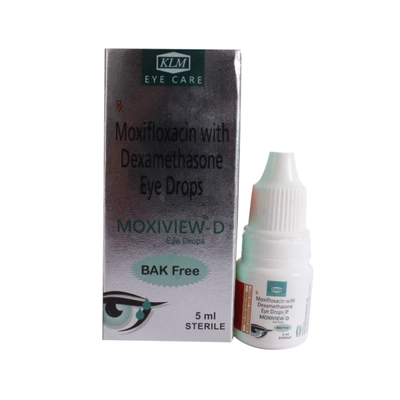 Moxiview-D Eye Drops 5 ml, Pack of 1 EYE DROPS