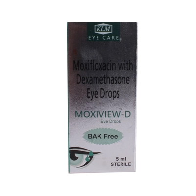 Moxiview-D Eye Drops 5 ml, Pack of 1 EYE DROPS