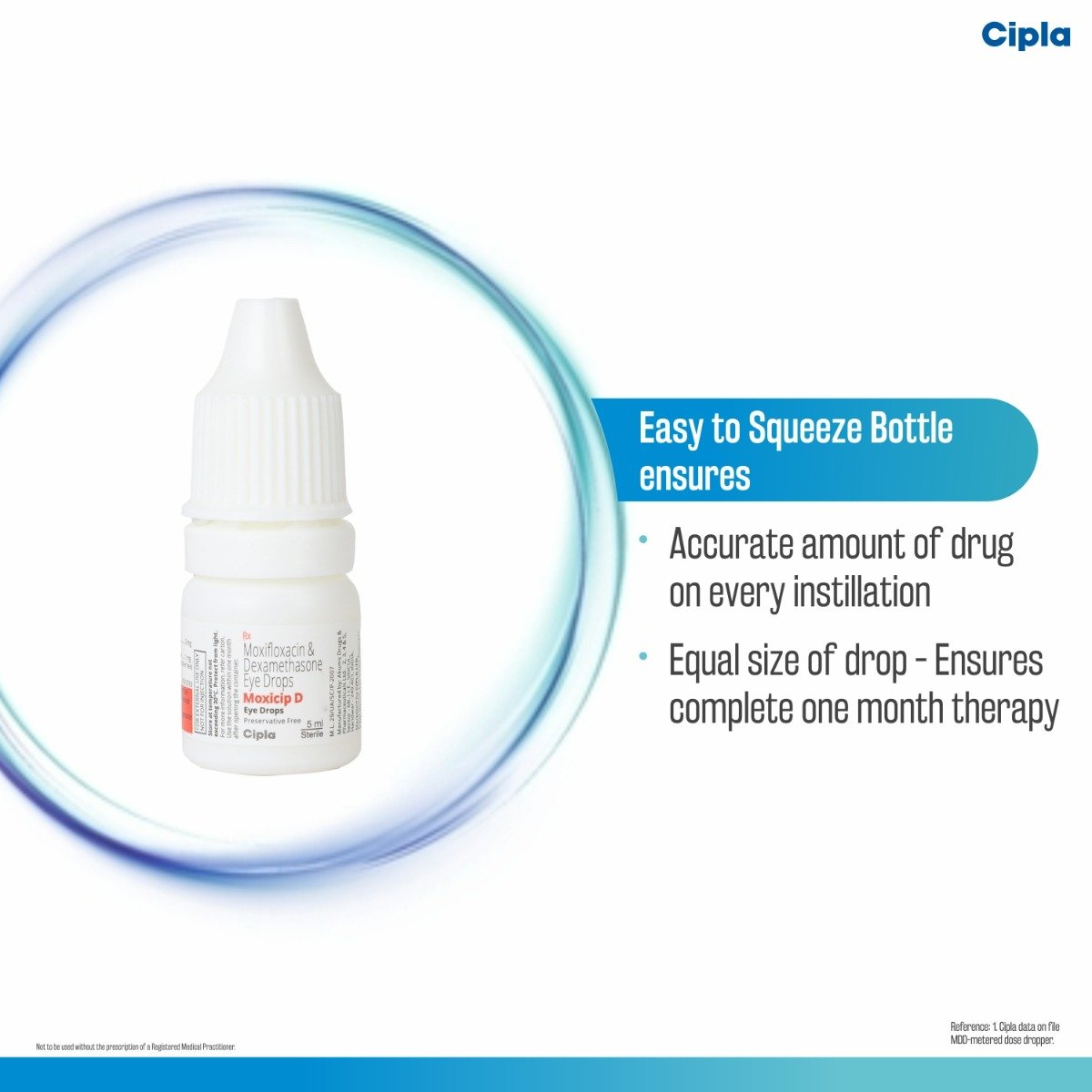 Moxicip D Eye Drops 5ml, Pack of 1 Eye Drops Moxicip D Eye Drops 5ml, Pack of 1 Eye Drops