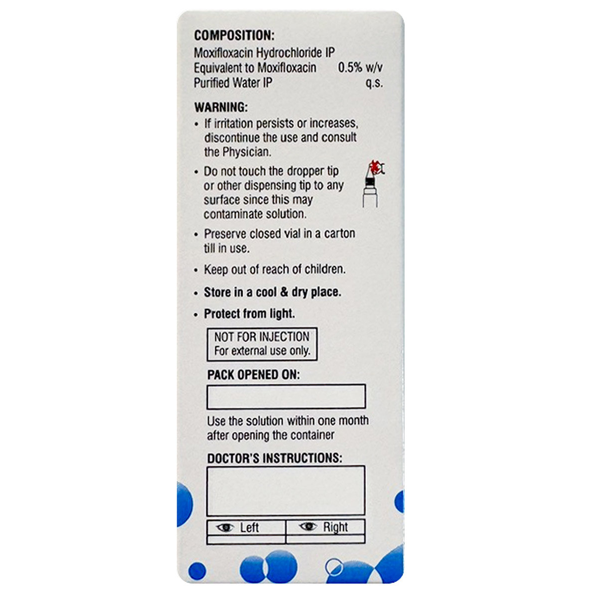 Moxi Eye Drops 5 ml, Pack of 1 EYE DROPS Moxi Eye Drops 5 ml, Pack of 1 EYE DROPS