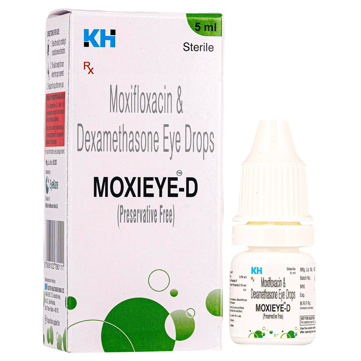 Moxieye D Eye Drops 5 ml, Pack of 1 Eye Drops Moxieye D Eye Drops 5 ml, Pack of 1 Eye Drops