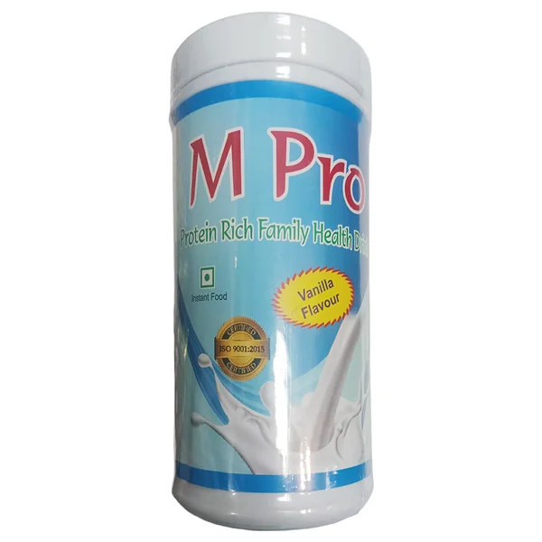 M Pro Protein Rich Vanilla Flavour Powder, 200 gm