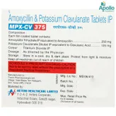 MPX CV 375MG TABLET , Pack of 6 TABLETS
