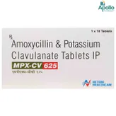 MPX-CV 625 Tablet 10's, Pack of 10 TABLETS