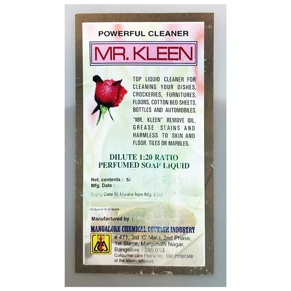 Mr.Kleen Soap Oil, 5 Litre
