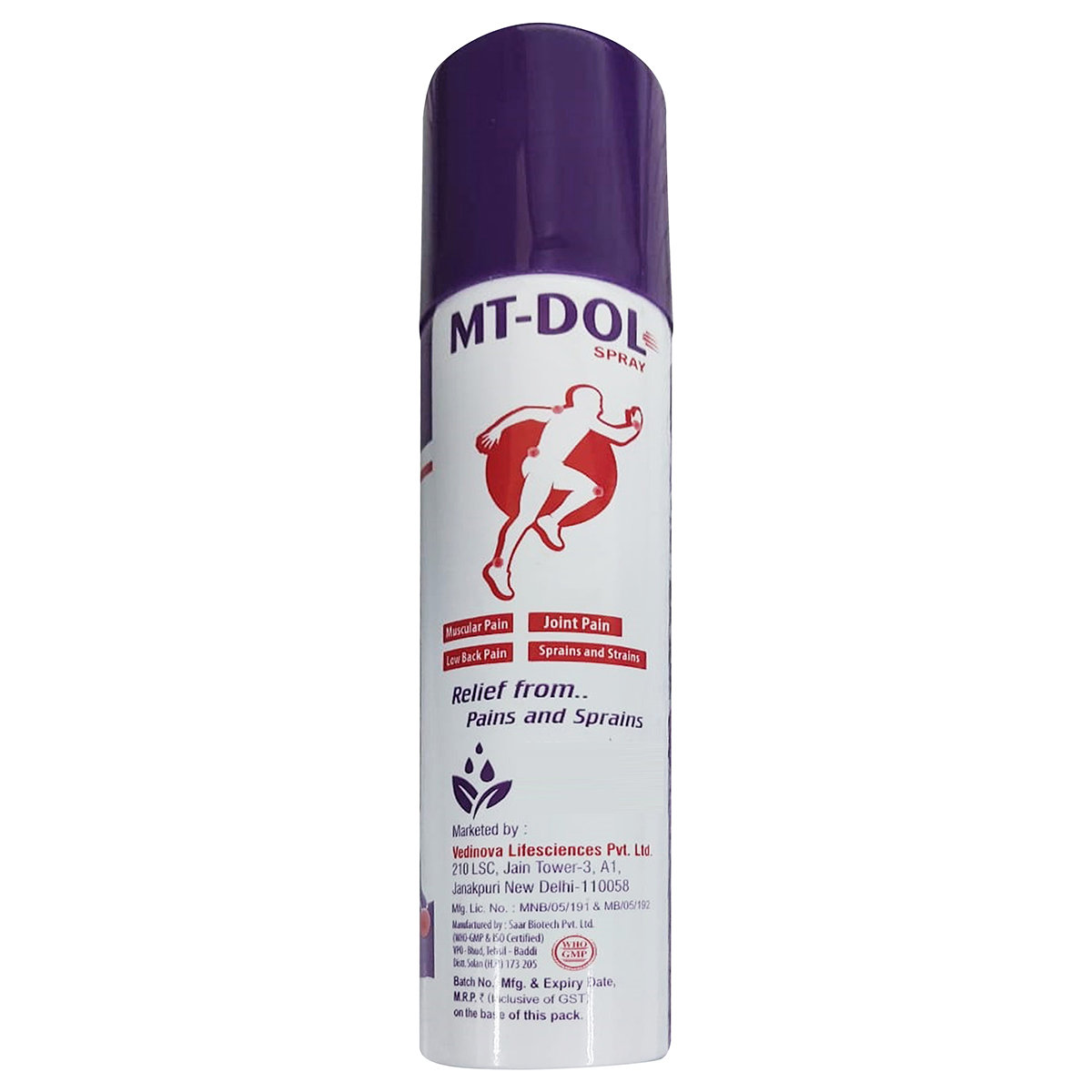 MT-Dol Spray 55 gm, Pack of 1 MT-Dol Spray 55 gm, Pack of 1