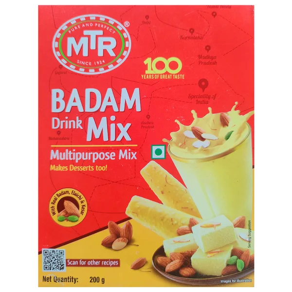 MTR Badam Drink Mix, 200 gm, Pack of 1