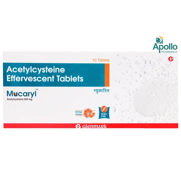 Mucaryl Tablet Orange Sugar Free 10's, Pack of 10 TABLET DTS