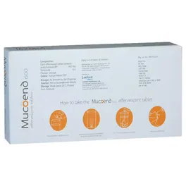 Mucomelt Mucoend 600 Orange Flavour Effervescent Tablet | Uses, Side Effects ...