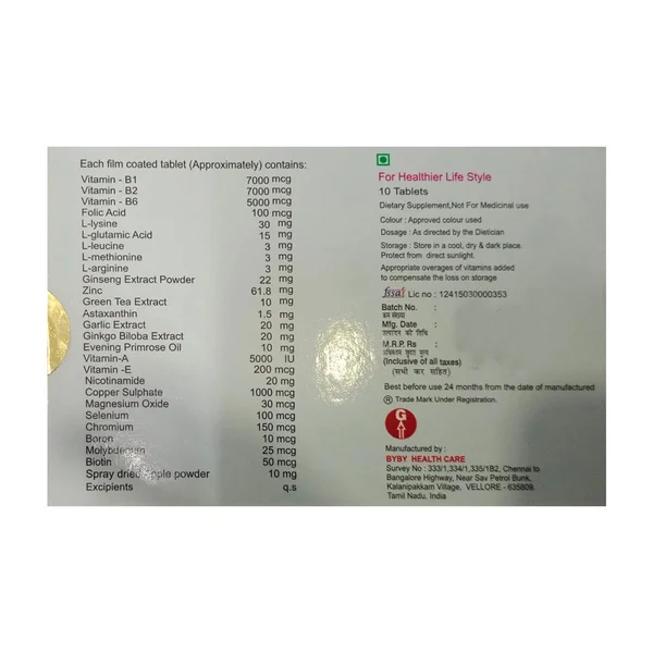 Multigates Max Tablet 10's