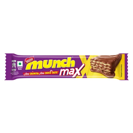 Nestle Munch Max, Choco Coated, Crunchy Wafer Bar, 38.5 gm