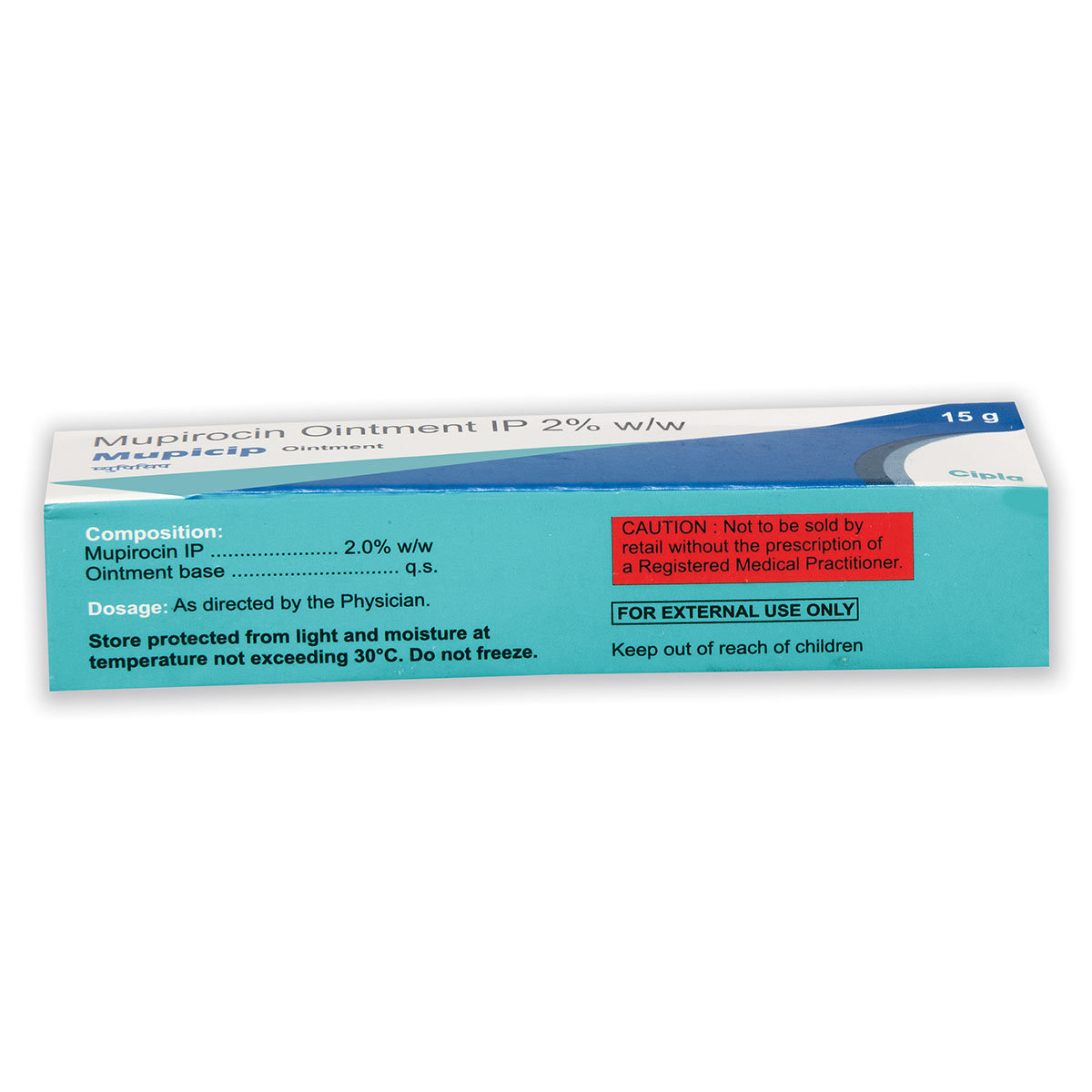 Mupicip 2% Ointment 15 gm, Pack of 1 OINTMENT Mupicip 2% Ointment 15 gm, Pack of 1 OINTMENT
