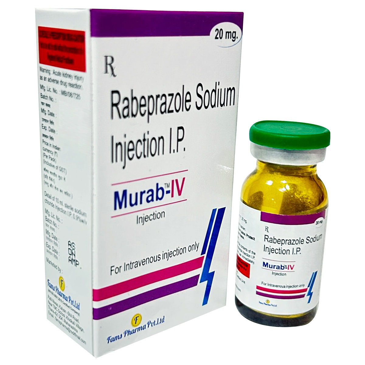 Murab-IV 20 mg Injection 1's, Pack of 1 Murab-IV 20 mg Injection 1's, Pack of 1