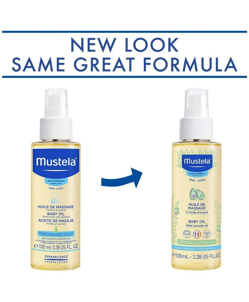 Mustela Baby Massage Oil, 100 ml, Pack of 1 Mustela Baby Massage Oil, 100 ml, Pack of 1