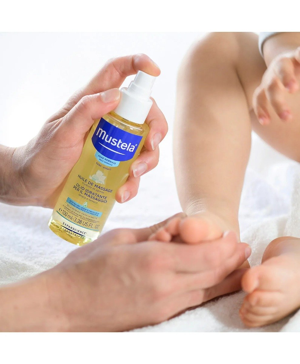Mustela Baby Massage Oil, 100 ml, Pack of 1 Mustela Baby Massage Oil, 100 ml, Pack of 1
