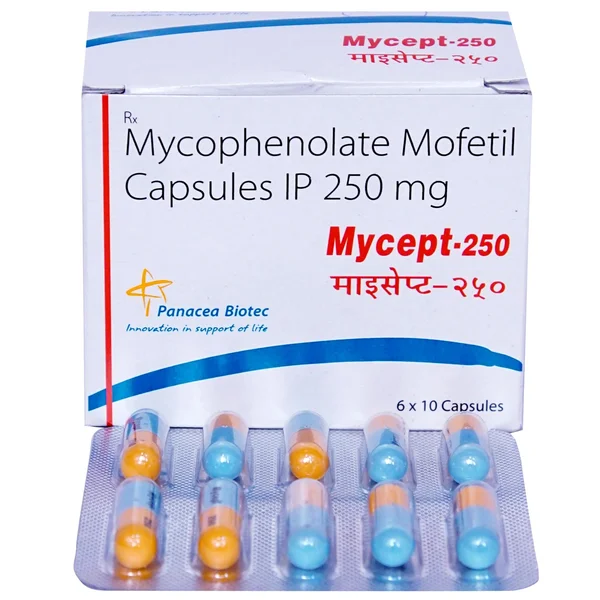Mycept 250 Capsule 10's, Pack of 10 CAPSULES