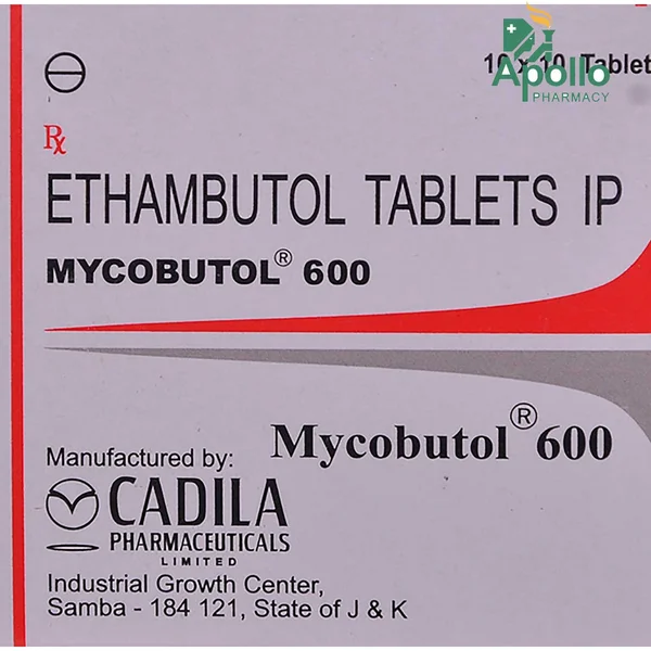 MYCOBUTOL 600MG TABLET