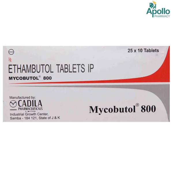 MYCOBUTOL 800MG TABLET