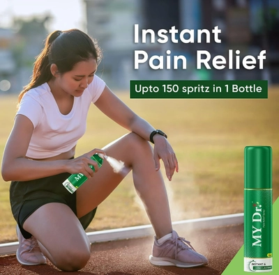 MY Dr. Instant &amp; Long Lasting Pain Relief Spray, 70 ml, Pack of 1