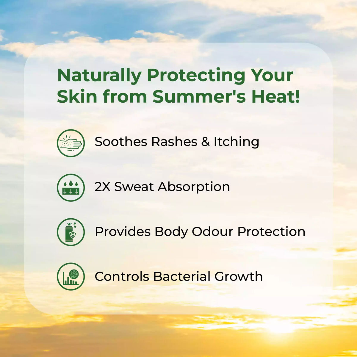 My Dr. Itch Stop Prickly Heat Wild Sandal Powder, 155 gm, Pack of 1 My Dr. Itch Stop Prickly Heat Wild Sandal Powder, 155 gm, Pack of 1