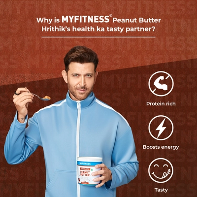 Myfitness Chocolate Peanut Butter Smooth, 510 gm, Pack of 1