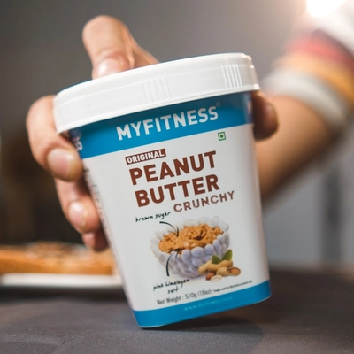 Myfitness Original Peanut Butter Crunchy, 510 gm, Pack of 1