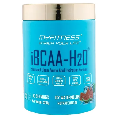 Myfitness iBCAA-H2O Icy Watermelon Flavour Powder, 300 gm