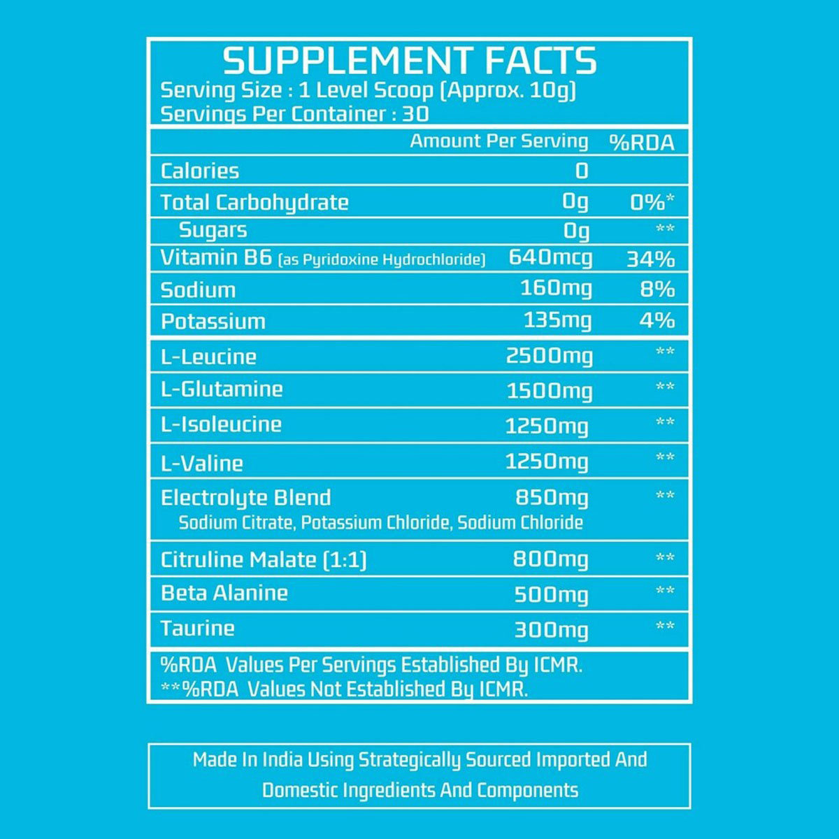 Myfitness iBCAA-H2O Icy Watermelon Flavour Powder, 300 gm, Pack of 1 Myfitness iBCAA-H2O Icy Watermelon Flavour Powder, 300 gm, Pack of 1