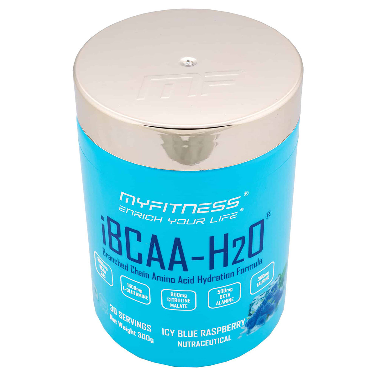 Myfitness iBCAA-H2O Icy Blue Raspberry Flavour Powder, 300 gm, Pack of 1 Myfitness iBCAA-H2O Icy Blue Raspberry Flavour Powder, 300 gm, Pack of 1