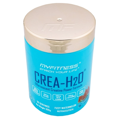 Myfitness Crea-H2O Creatine Power Formula Blue Raspberry Flavour Powder, 300 gm , Pack of 1