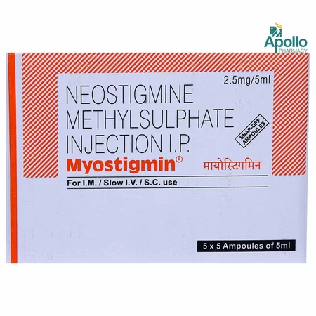 Myostigmin 2.5 mg Injection 5 ml