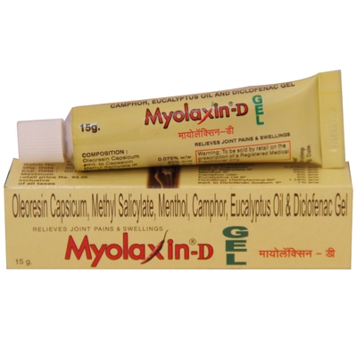 Myolaxin-D Gel 15 gm, Pack of 1 GEL