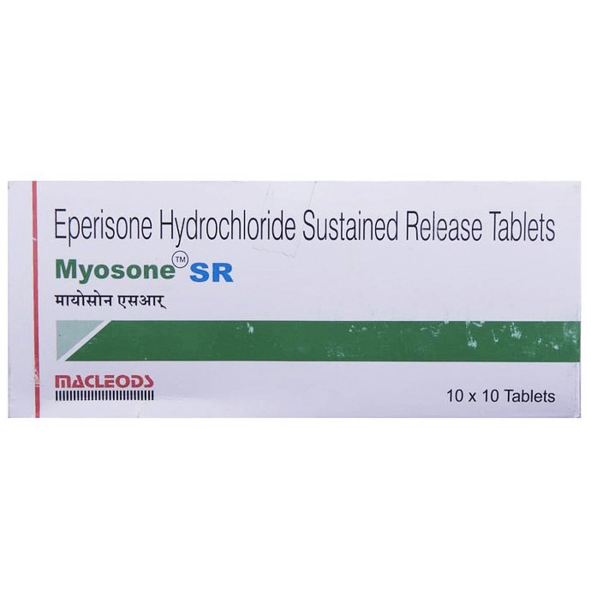 Myosone SR Tablet 10's, Pack of 10 TABLETS Myosone SR Tablet 10's, Pack of 10 TABLETS