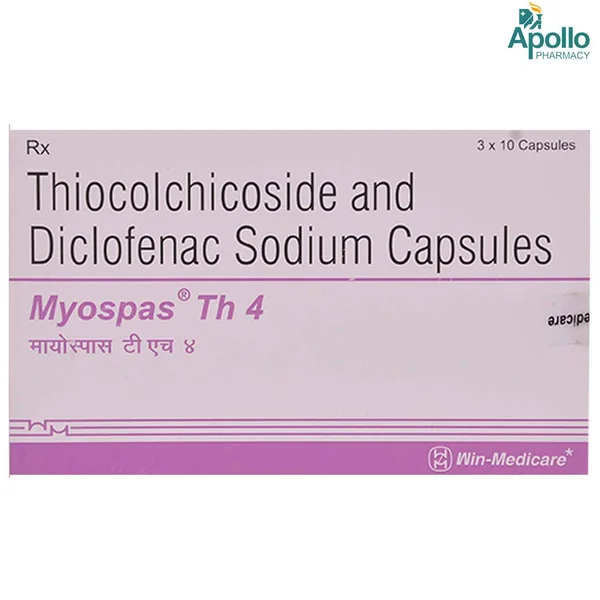 Myospas TH 4 Capsule 10's, Pack of 10