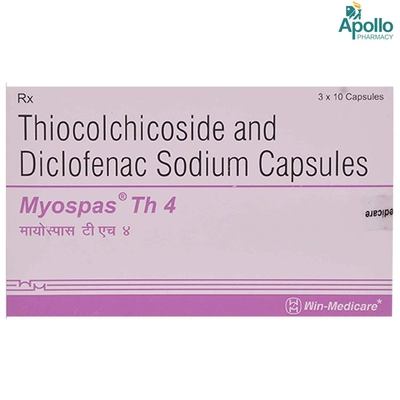 Myospas TH 4 Capsule 10's, Pack of 10 CAPSULES