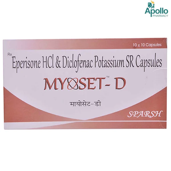 Myoset D Capsule 10's, Pack of 10 TABLETS