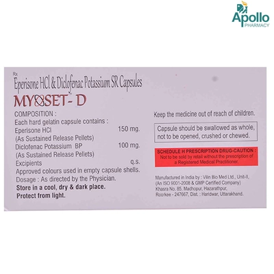 Myoset D Tablet 10's, Pack of 10 TABLETS