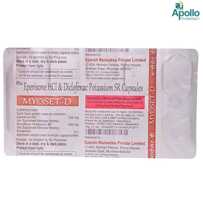 Myoset D Tablet 10's, Pack of 10 TABLETS